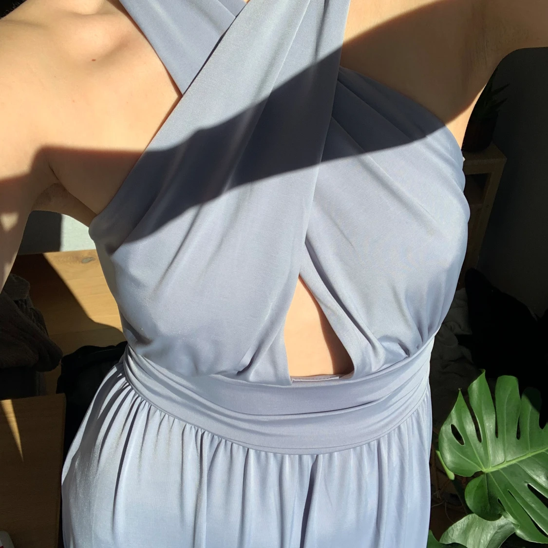 Balklänning ljusblå - 90