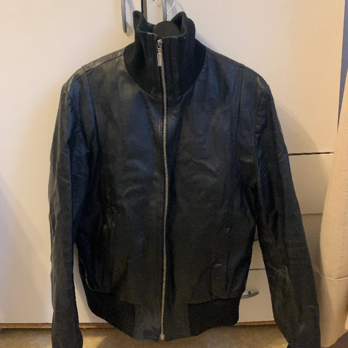 Oversized Läderjacka