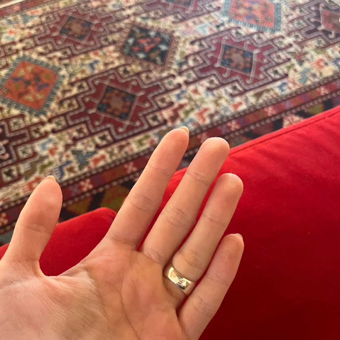 Handgjord silver ring  - 91