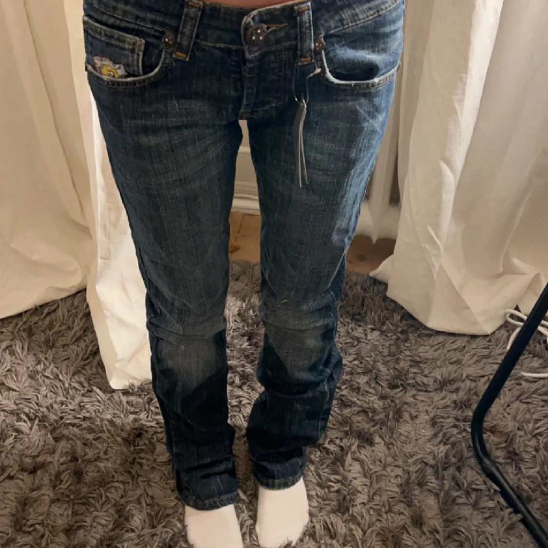 Lågmidjade jeans - 90