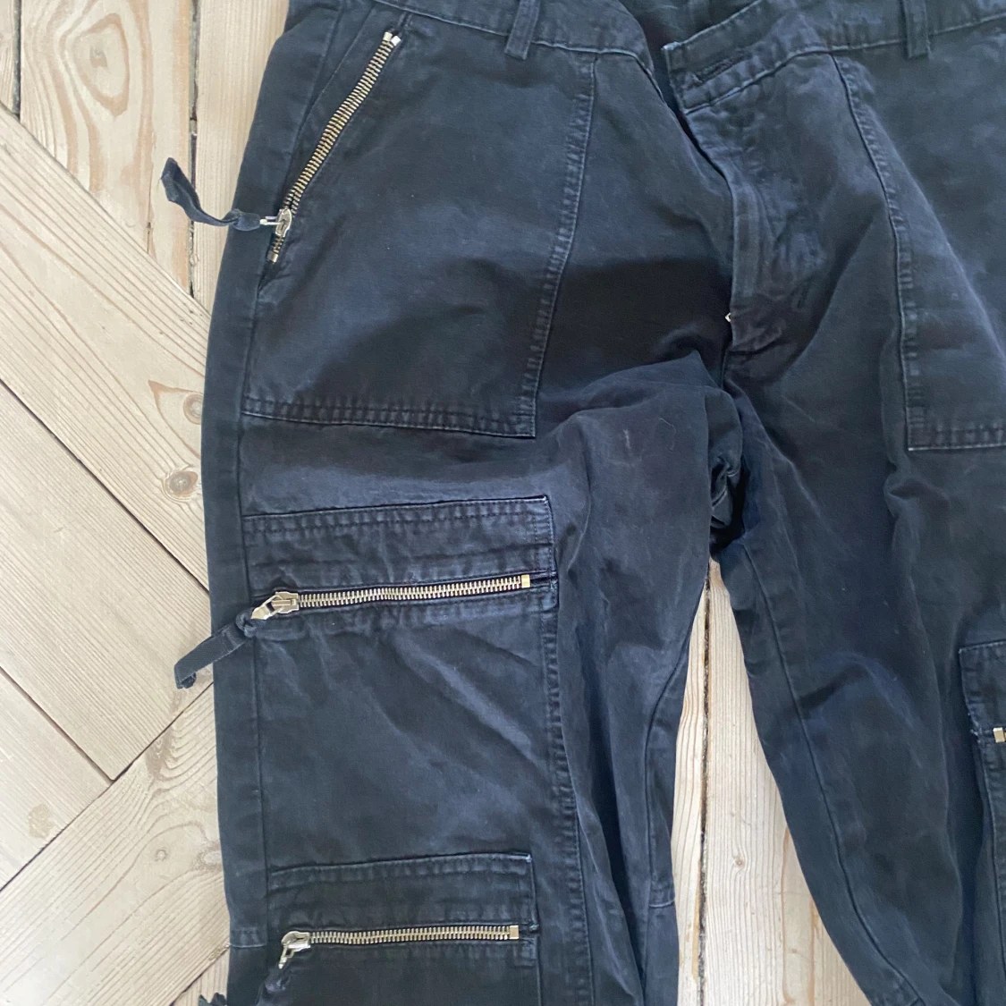 Baggy straight tygbyxor - 92