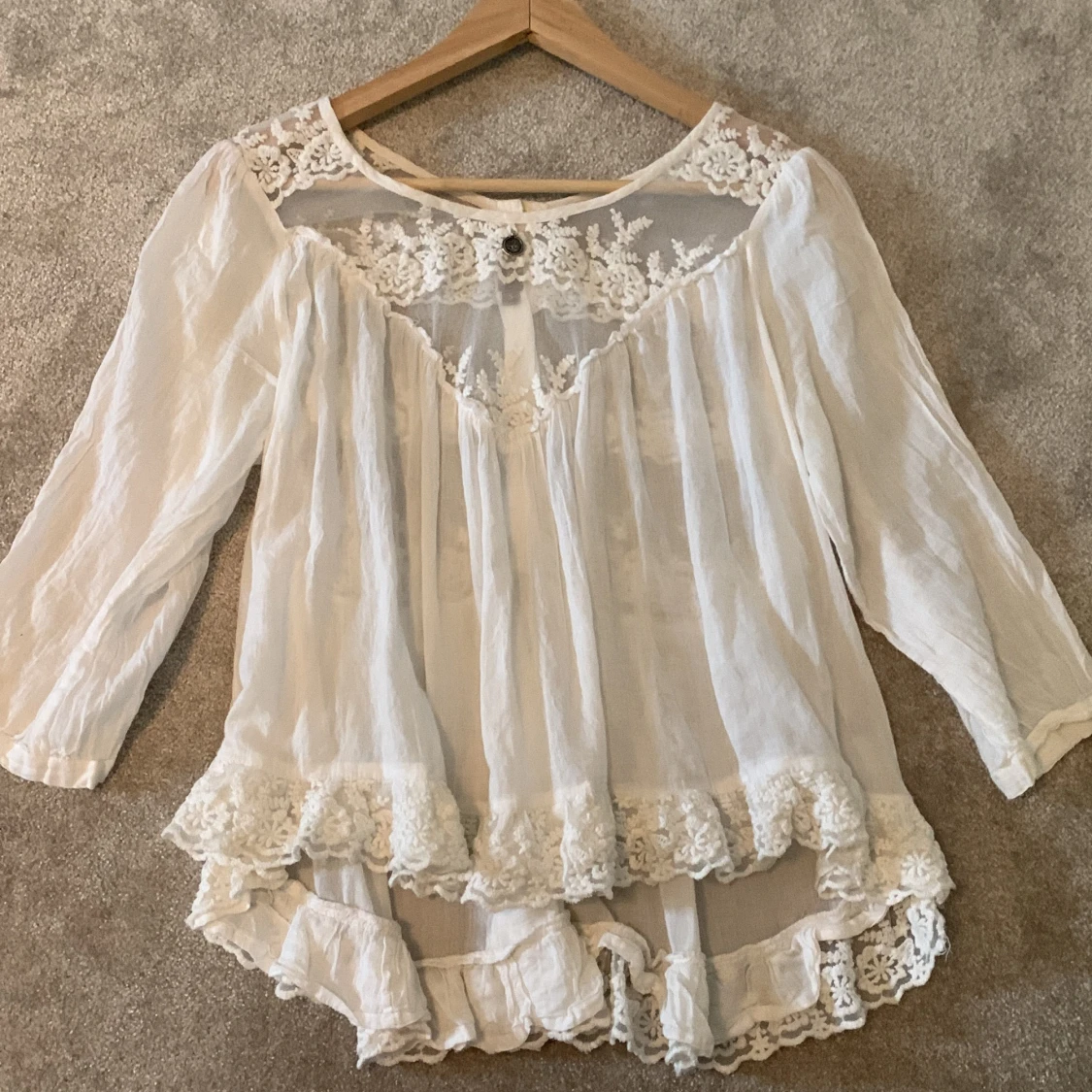 Vit spets blus🤍 - 91