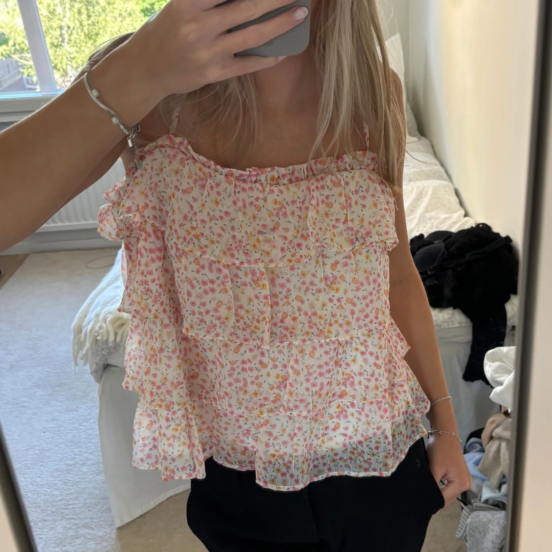 Blommigt linne - 91