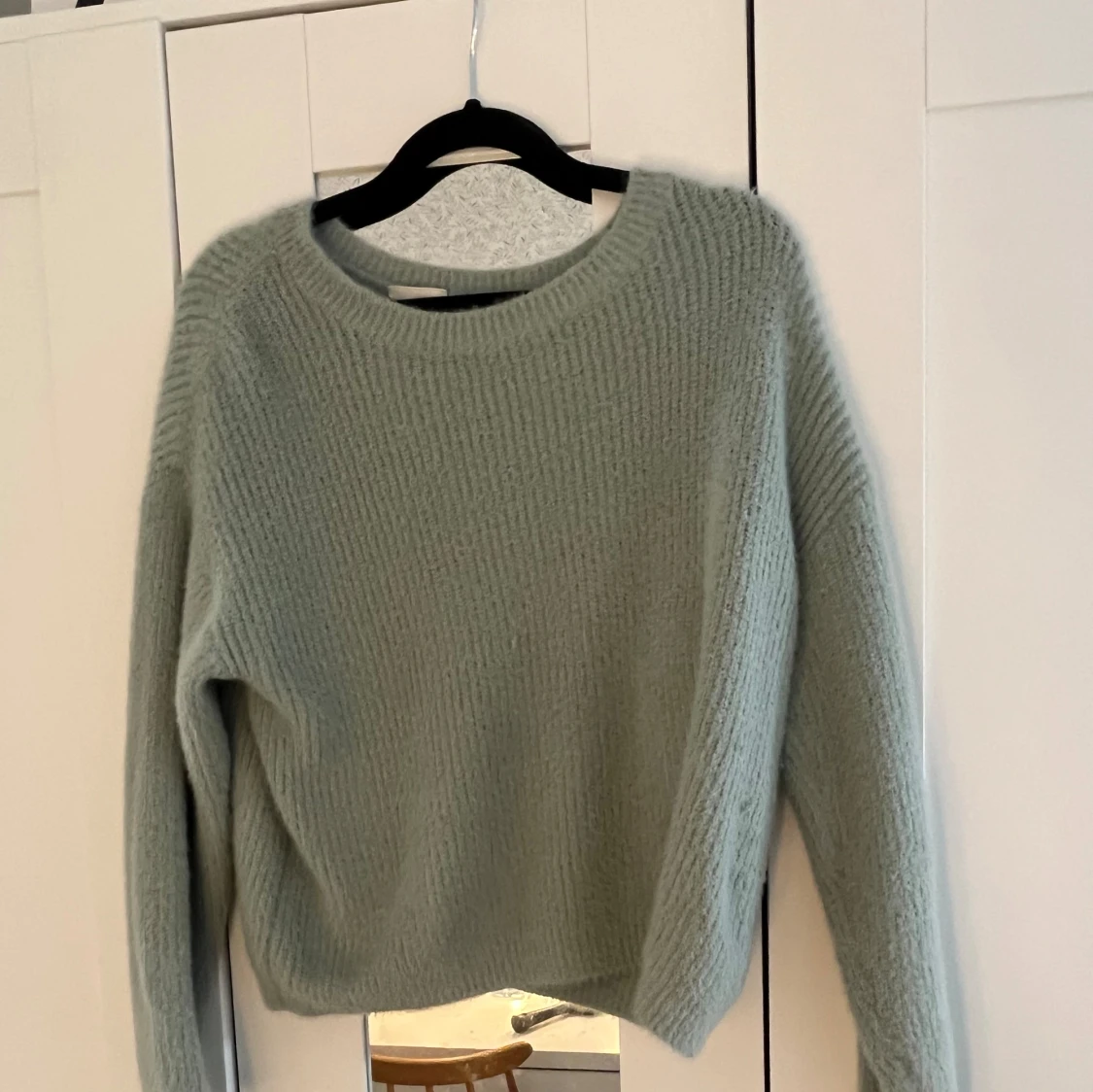 Turkos tjocktröja  - 90