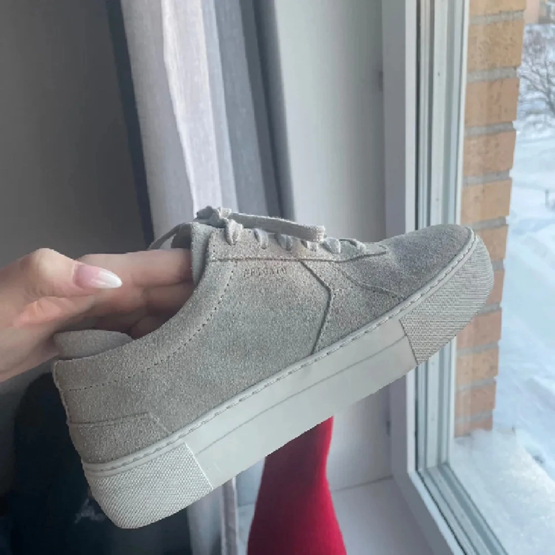 Grå arigato skor  - 90