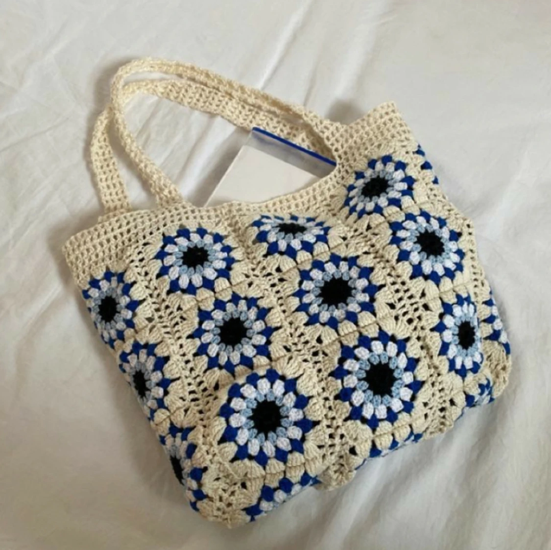 Superfin virkat väska  - 90