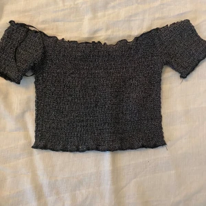 Glittrig topp - Glittrig off-shoulder topp från bikbok i storlek xs, den är croppad och i bra skick