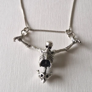 Halsband skelett - Coolt halsband med skelett 💀 Köpt från Blue Fox för ca 200 kr. Sparsamt använt, inga defekter.