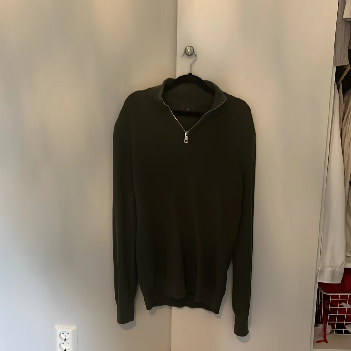 Grön half zip 