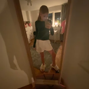 Zara tröja grön.  - Säljer min gröna Zara tröja eftersom att jag tappat intresse. Finns guldiga knappar på armen. Pris kan  diskuteras. Bra skick. 