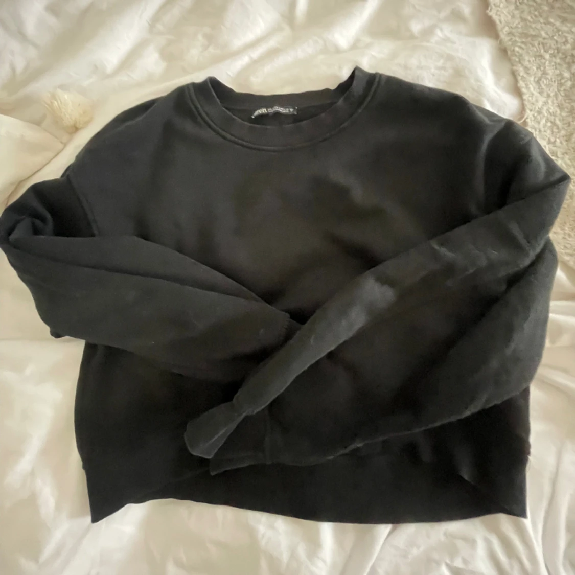 Svart croppad tröja från zara  - 91