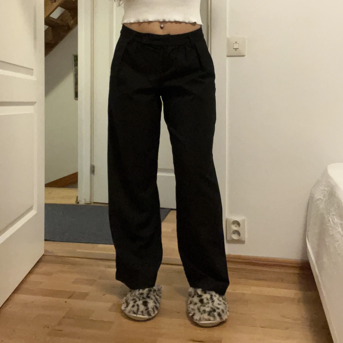 låga kostymbyxor - 90