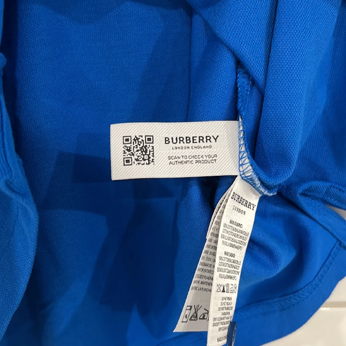 Burberry Monogram Motif Cotton Pique Polo Shirt - 90