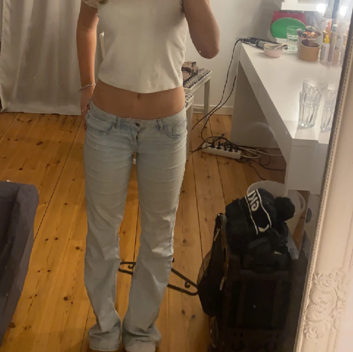 Jätte fina ljus blåa jeans