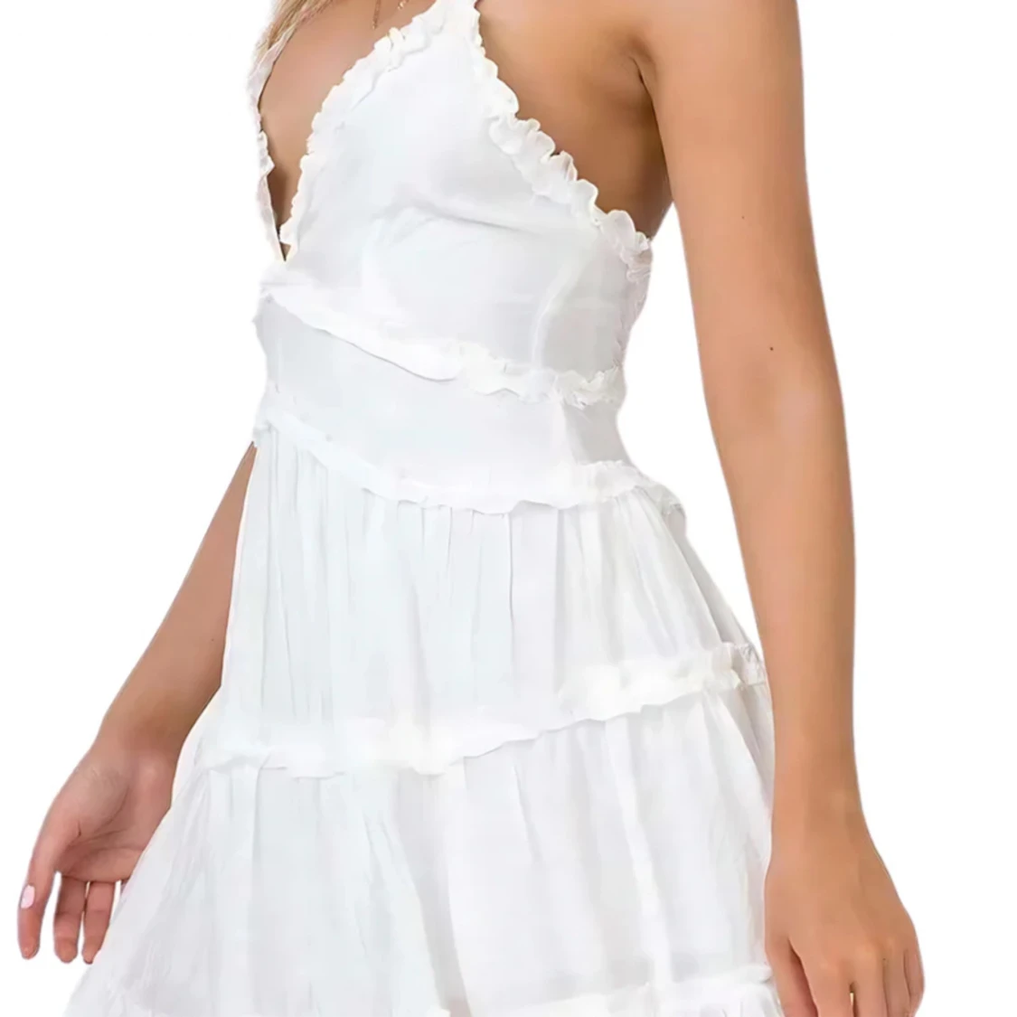  vit sommar klänning - 91