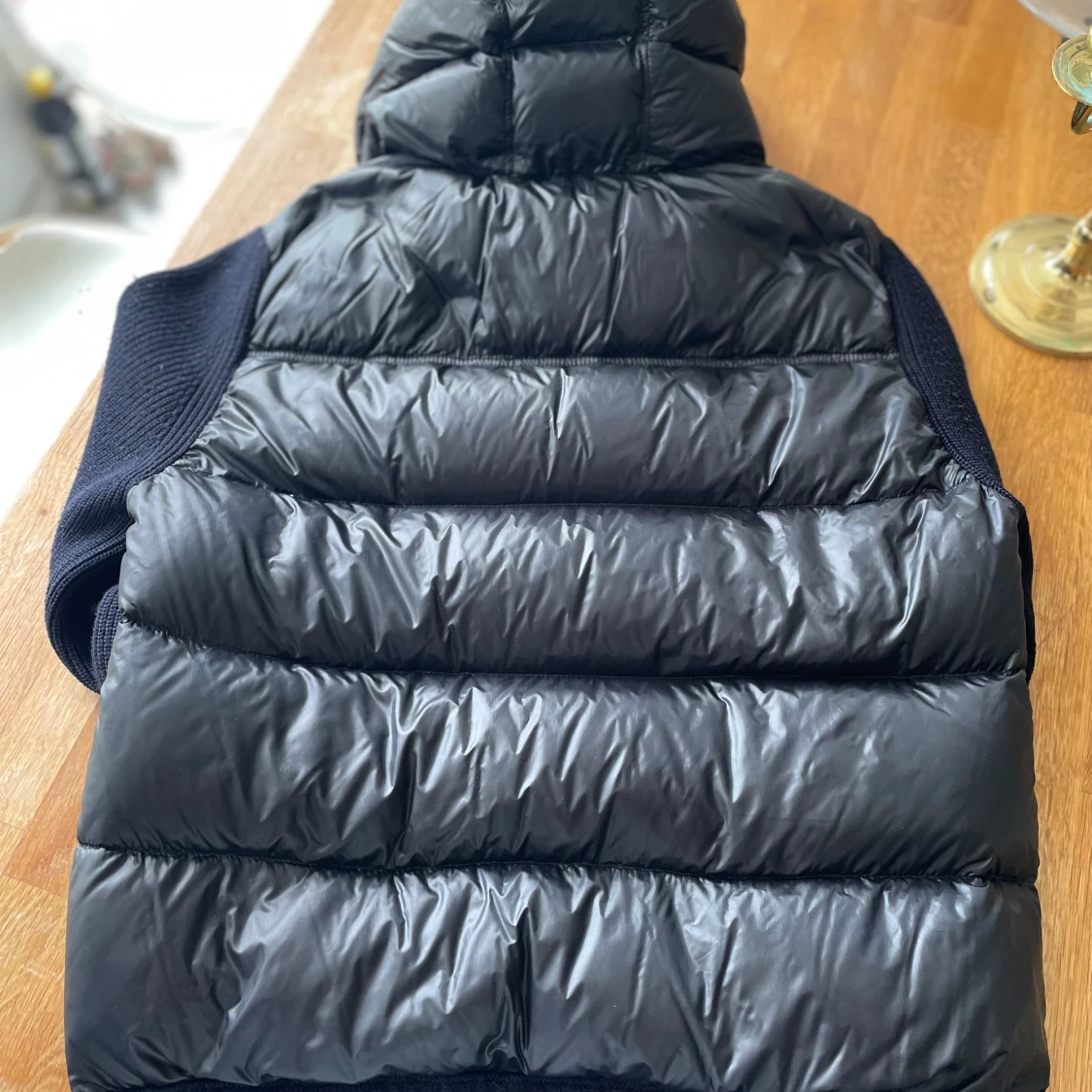Moncler hooded down cardigan - 91