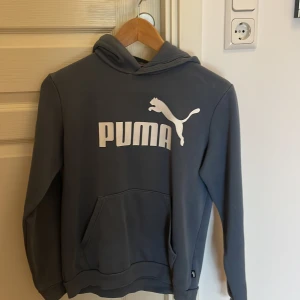 Blå Pumahoddie - Storlek 164 Bra skick 