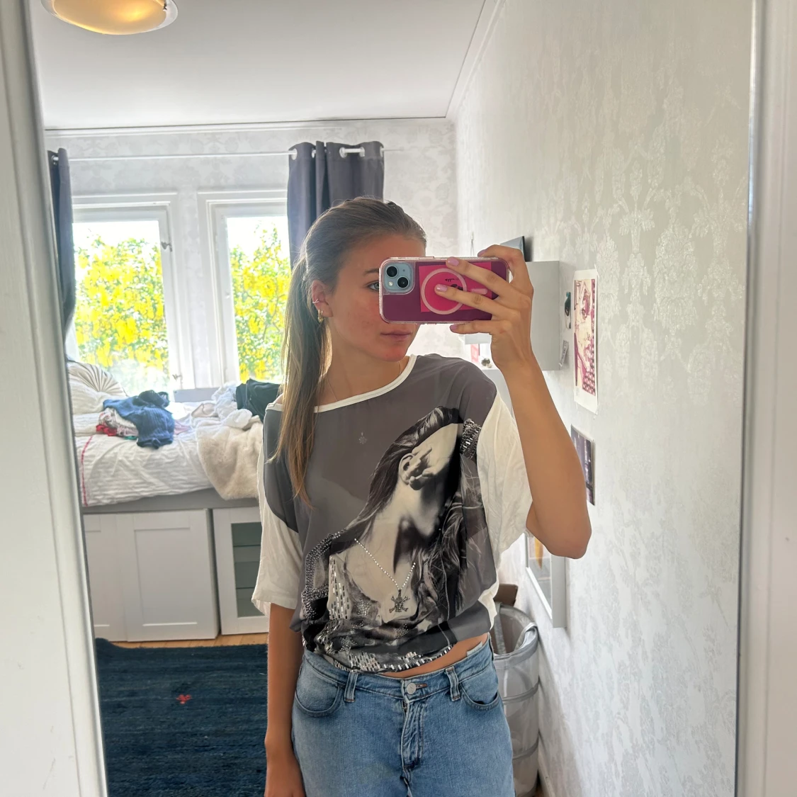 Topp med tryck  - 90