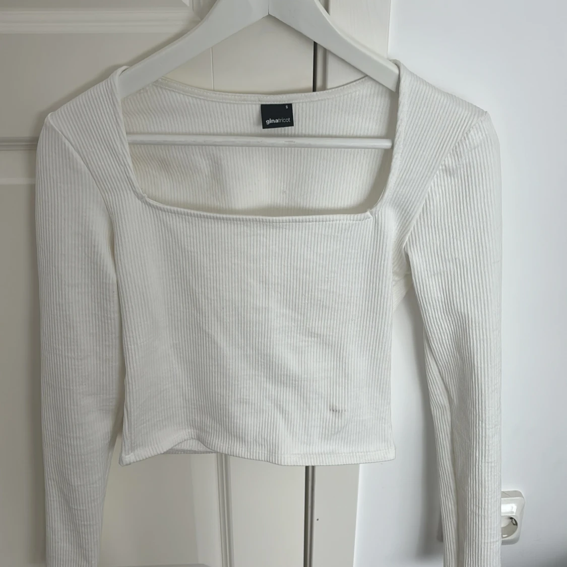 Vit långärmad tröja 🎀 - 91