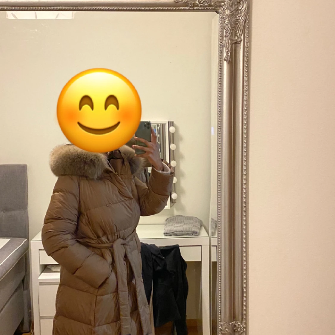 Dunjacka med päls - 90