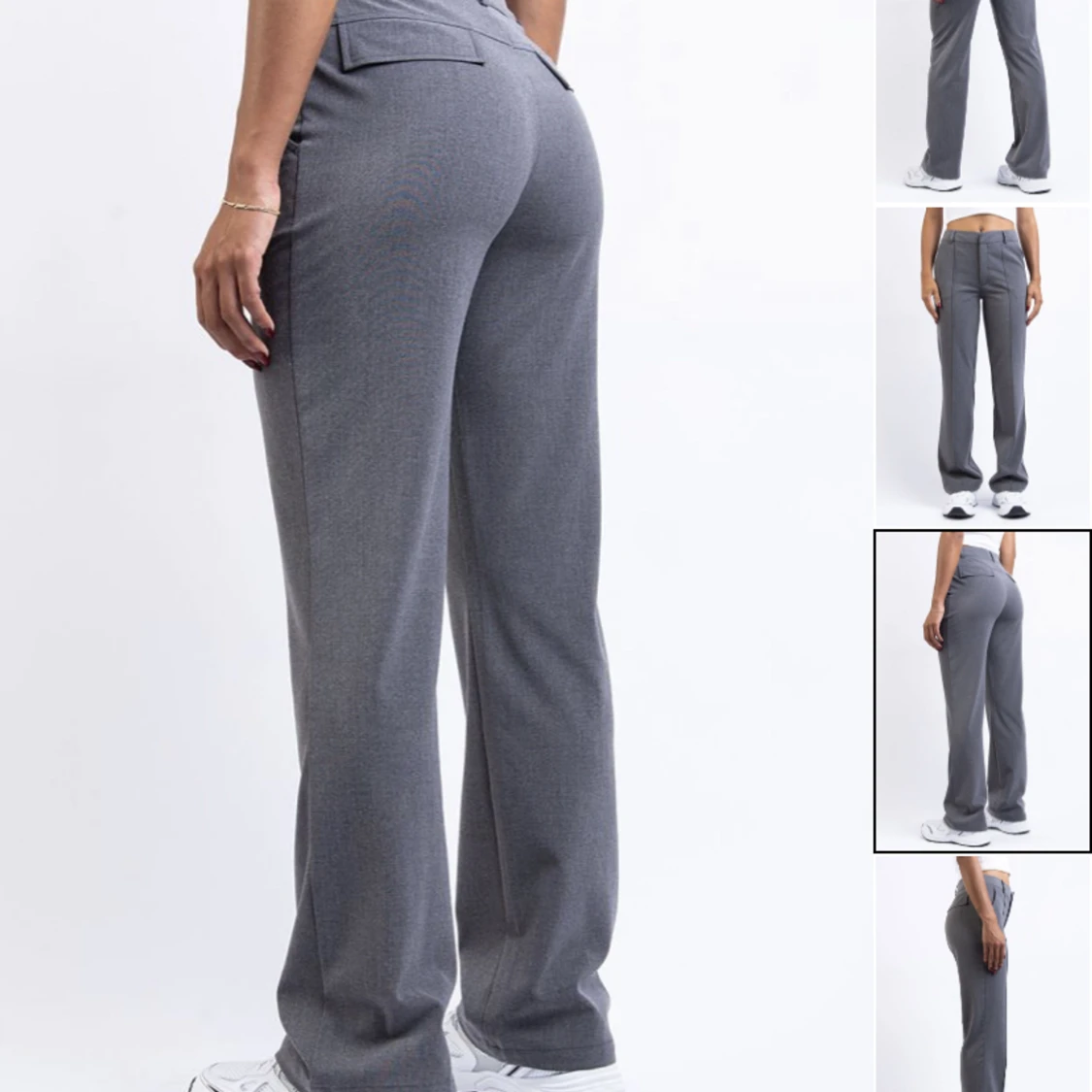 Grå kostymbyxor  - 90