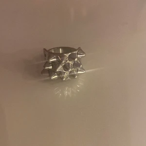 Edblad ring - ⚠️Tryck inte på köp nu!!!⚠️Silvrig edblad spike ring som jag säljer eftersom att den e alldeles för liten. Köpt för 400kr säljer för 250