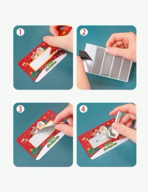 Skrap-kort till jul - Beställde julkort som man kan skriva på (ex. 500kr), ge till någon och sedan skrapar den för att se vad man skrivit! Som present alltså. Missförstod och köpte fem paket, behövde endast 5 KORT.   Säljer 4 paket, 20 kort i varje :) originalpris: 20kr/paket