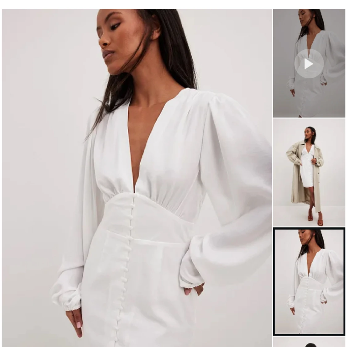 Miniklänning med knappdetaljer - NAKD - 90