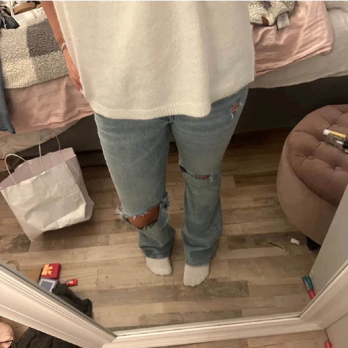 snygga lågmidjade jeans