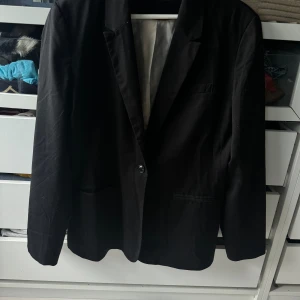 Svart kavaj - Dam kavaj storlek 42, oversized 