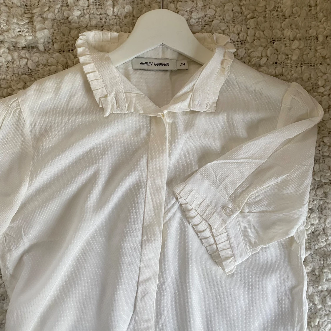 Carin Wester blus med kort ärm  - 91