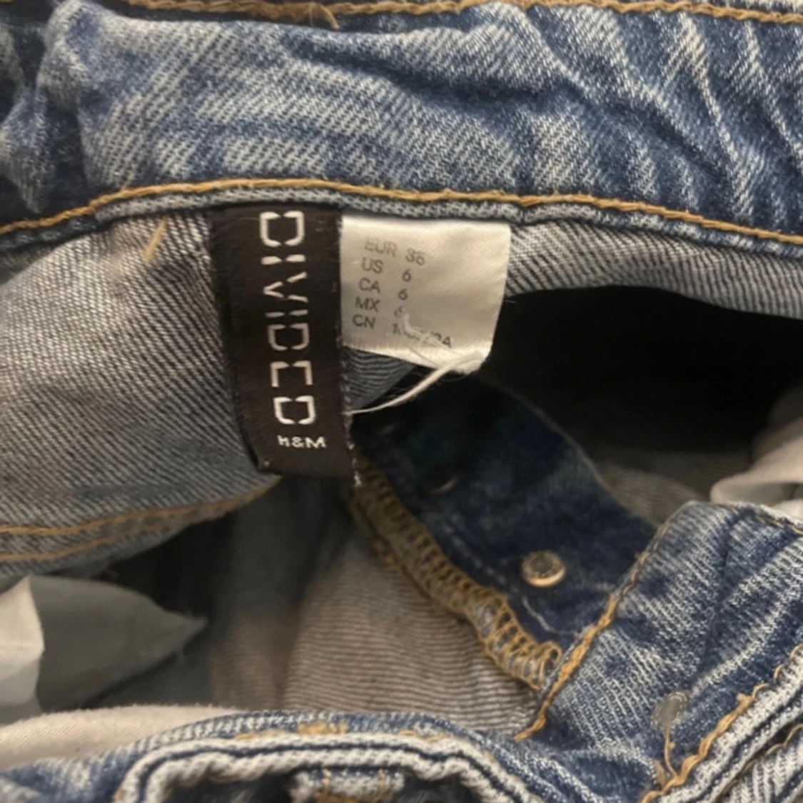 Högmidjade wide leg jeans - 92