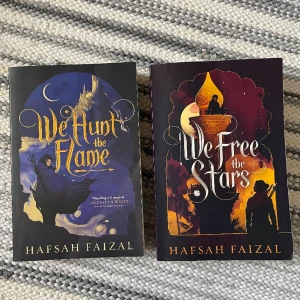 We hunt the flame - We hunt the flame och We free the stars. Har varit lästa men i bra skick. På engelska 180kr!!