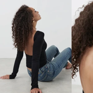 Gina tricot topp - Populär topp från Gina tricot med djup rygg endast använd en gång nypris 250