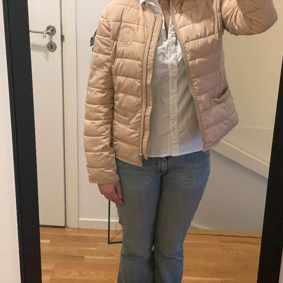 Beige vår jacka  - 90