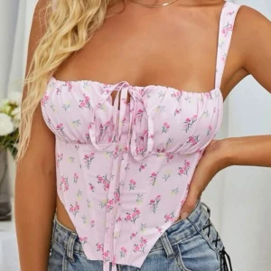 Sommar topp - Fin sommartopp i rosa. Aldrig använd, i nyskick!