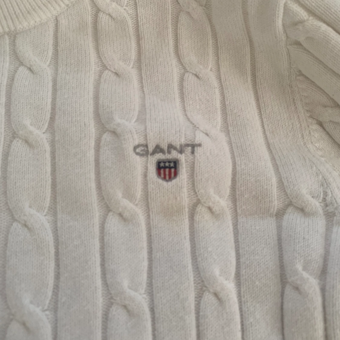 Äkta GANT tröja vit, storlek XS - 90