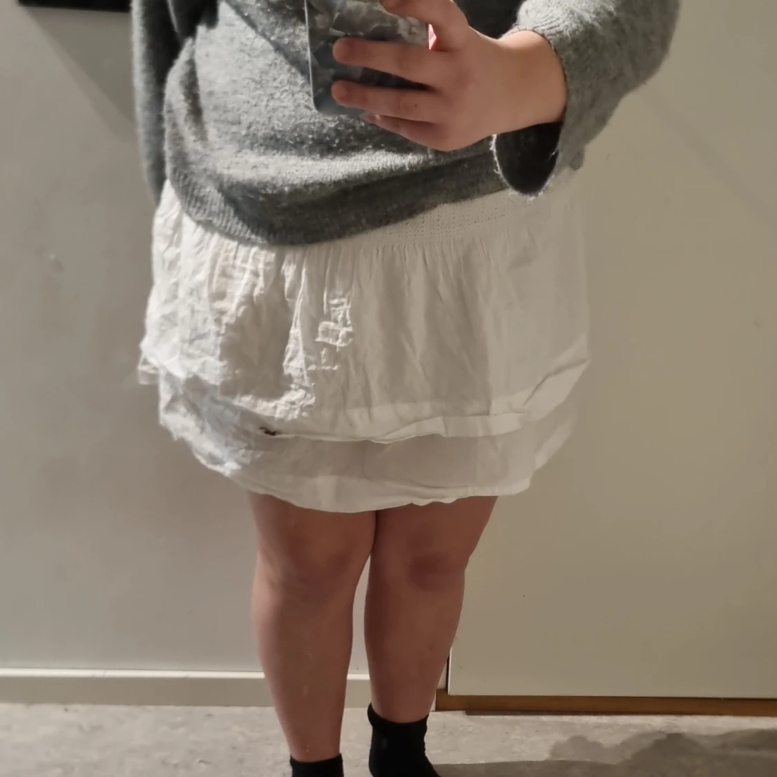 Vit hollister kjol - 92