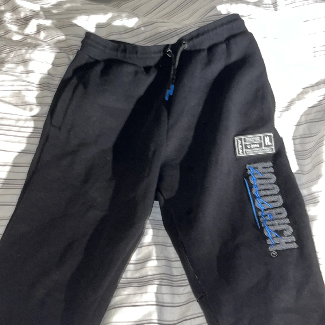 Hoodrich byxor svart  - 90