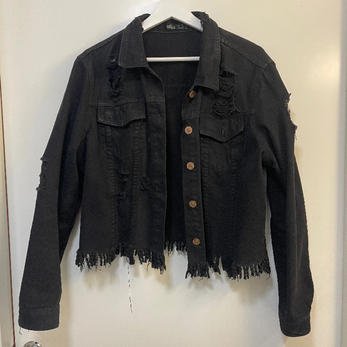 Svart jeansjacka  - 91