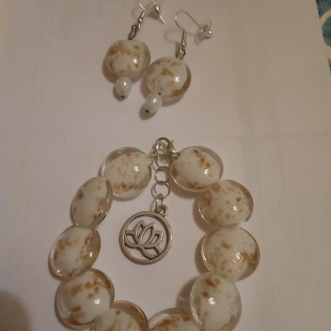 Armband med örhängen . - 91