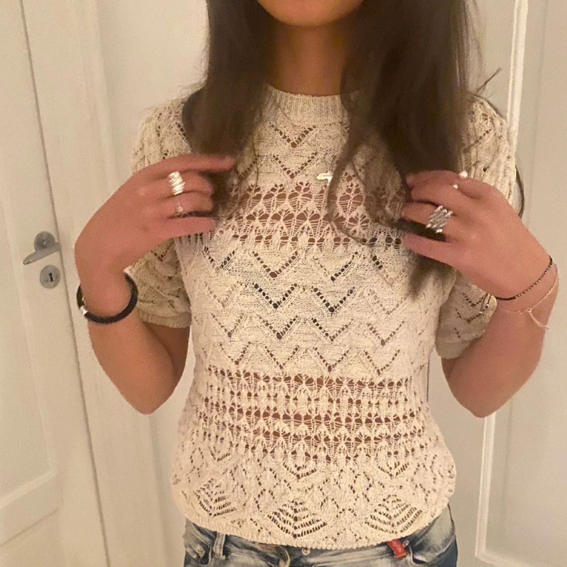 Stickad zara t-shirt - 90