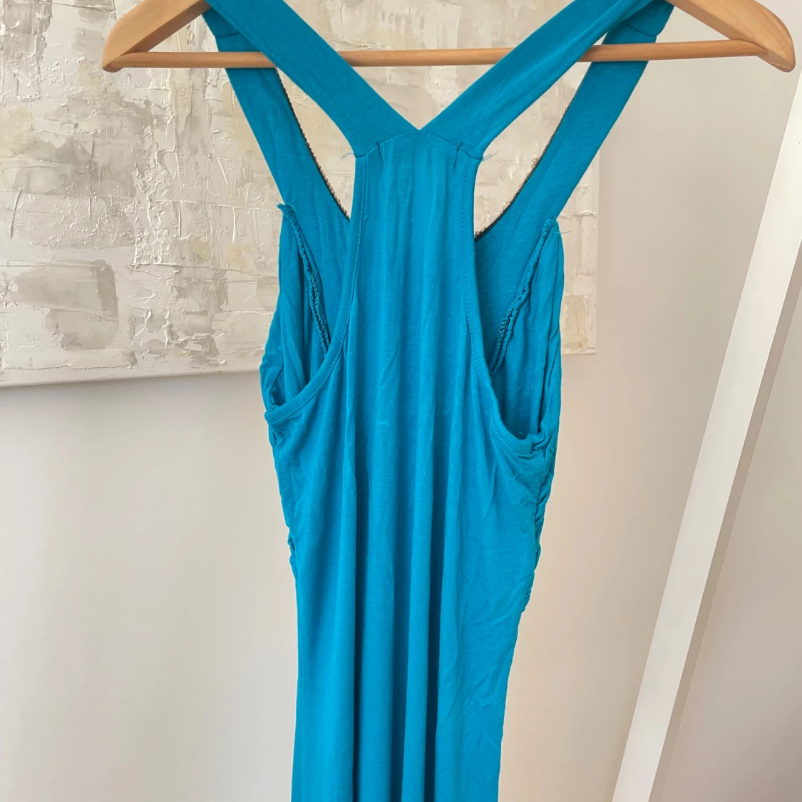 Klänning med träpärlor - 91