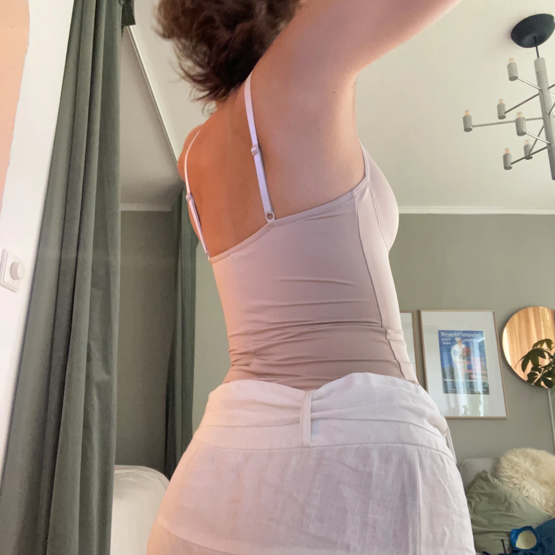 Rosa/beige topp - 91