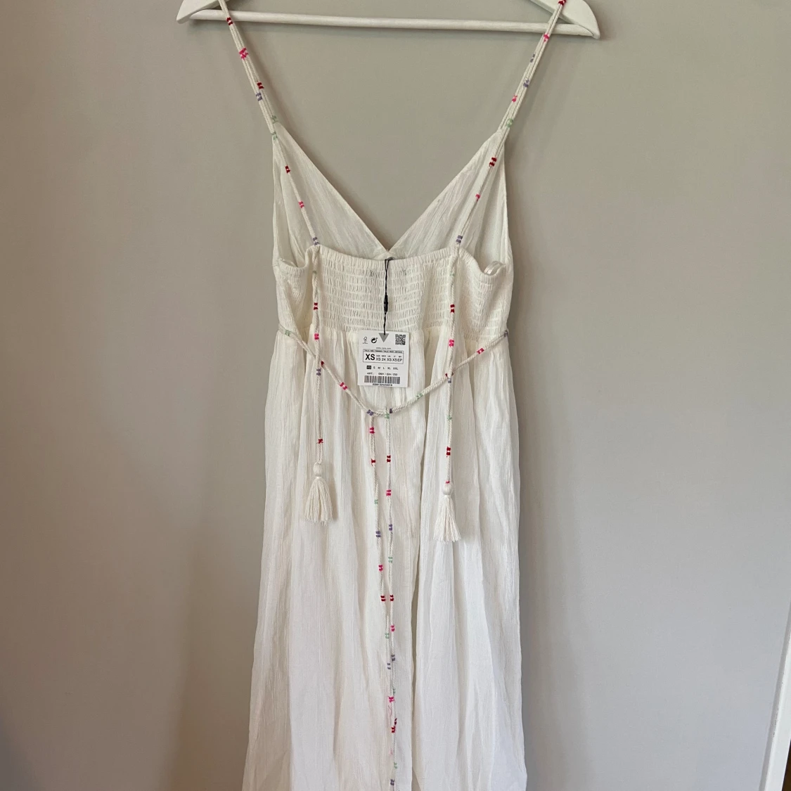 Vit långklänning - 92