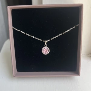 Halsband Lily And Rose  - Rosa halsband med silver Kedja ifrån Lily And Rose!🌸