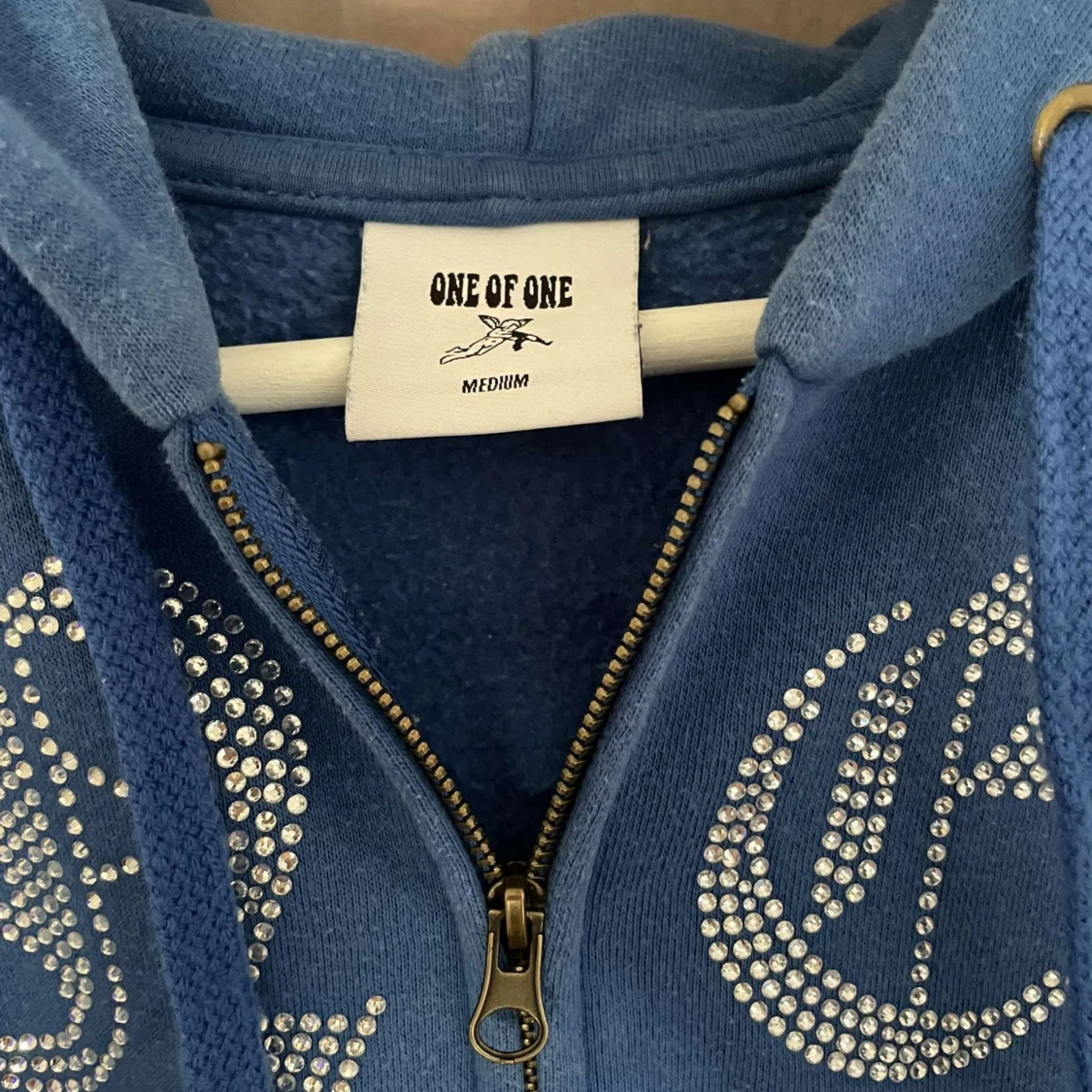 One of one hoodie (Blå) - 90