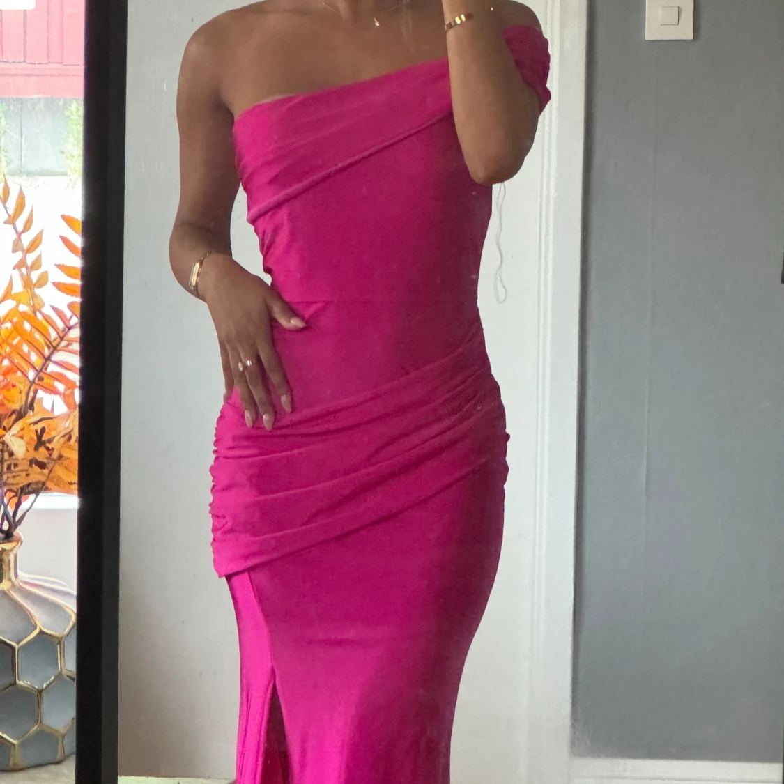 Balklänning rosa/fuchsia - 90