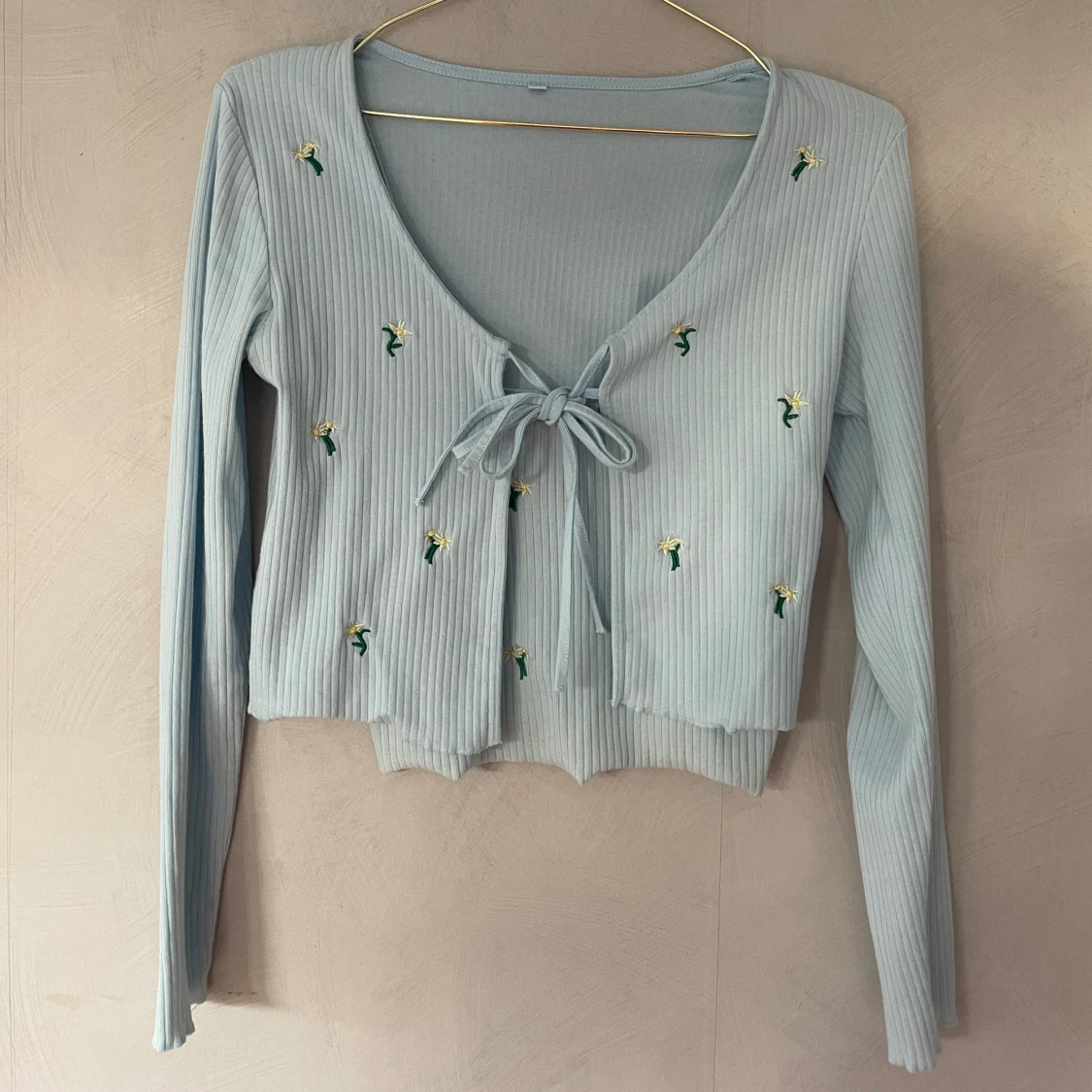 Blommig kofta med tillhörande linne  - 91