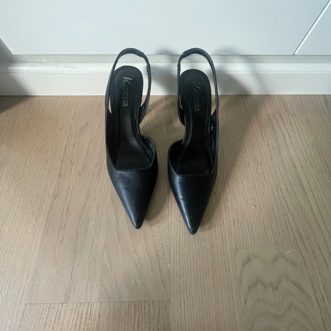 Jätte fina pumps i läder  - 90